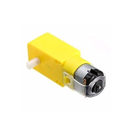 3 Volt ~ 6 Volt DC Yellow TT Dual Shaft Gear Motor for Robot Wheel