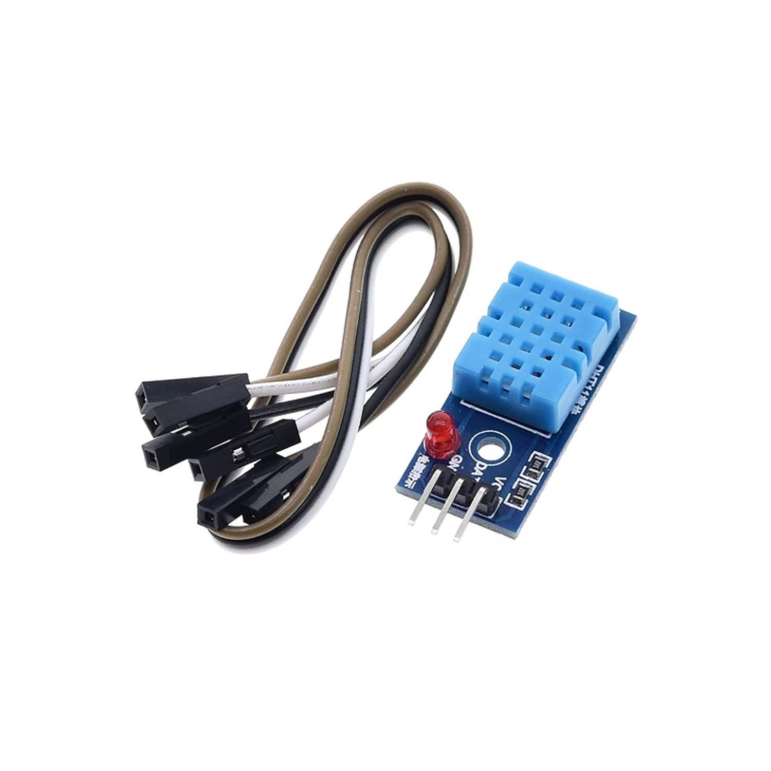 DHT11 Temperature and Relative Humidity Sensor Module for Arduino
